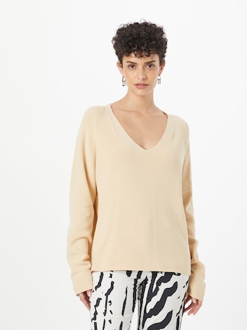 Pullover 'LYNETTE' di DRYKORN in beige: frontale