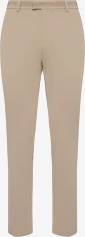 Coupe slim Pantalon chino Boggi Milano en beige : devant