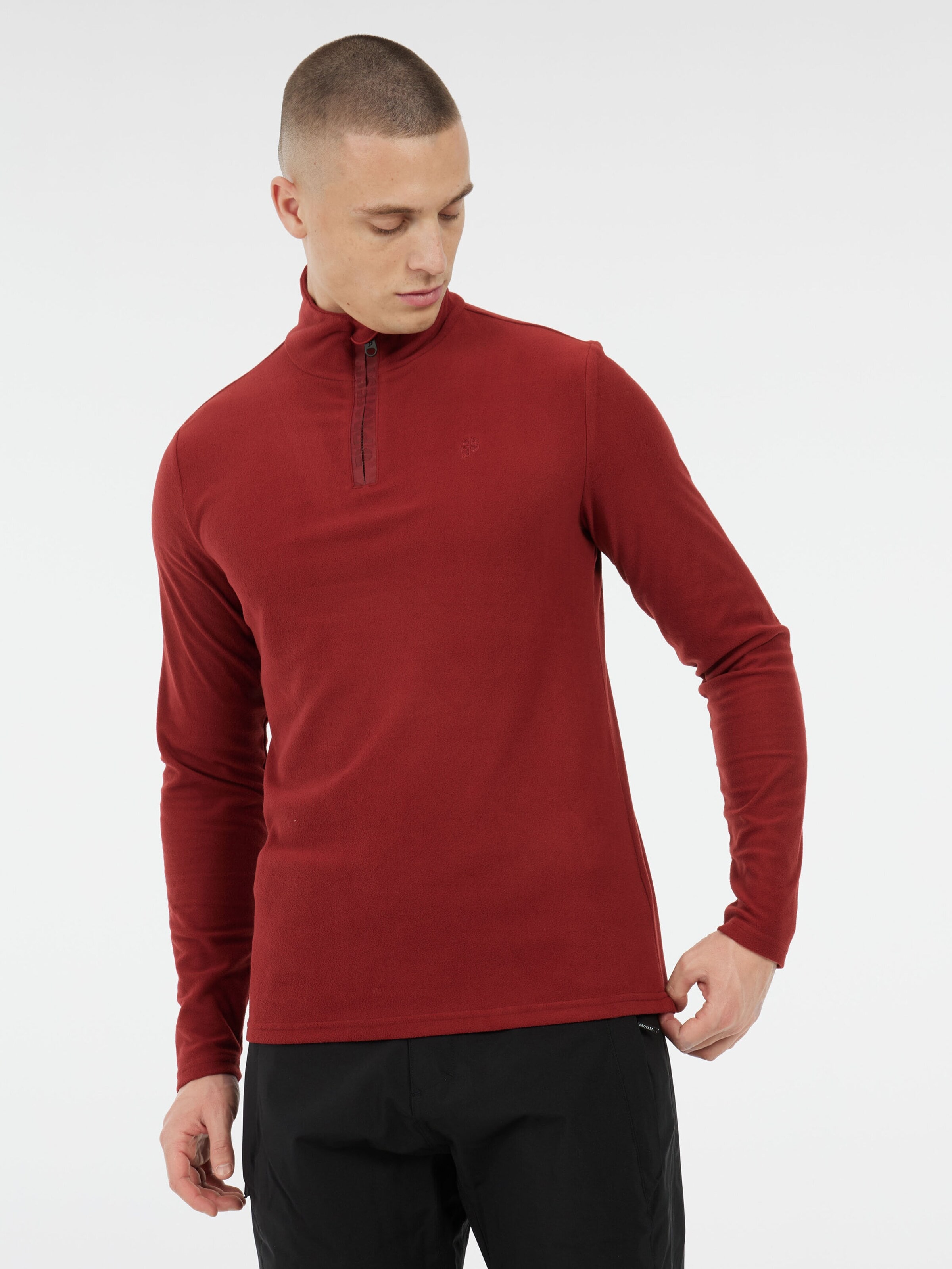 PROTEST Sports sweatshirt 'PRTReperfecto' in Red: front