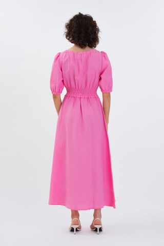 Robe 'Frederika' Aligne en rose