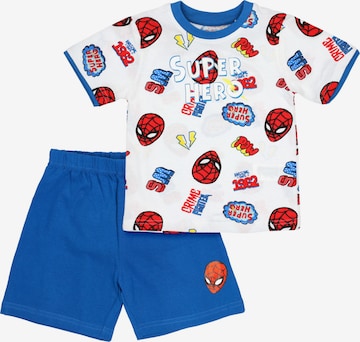 Baby Sweets Schlafanzug 'Spiderman' in Blau: Vorderseite