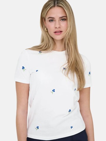 T-shirt 'ONLKETTY' ONLY en blanc