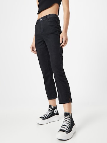 TAIFUN Slimfit Jeans in Zwart: voorkant