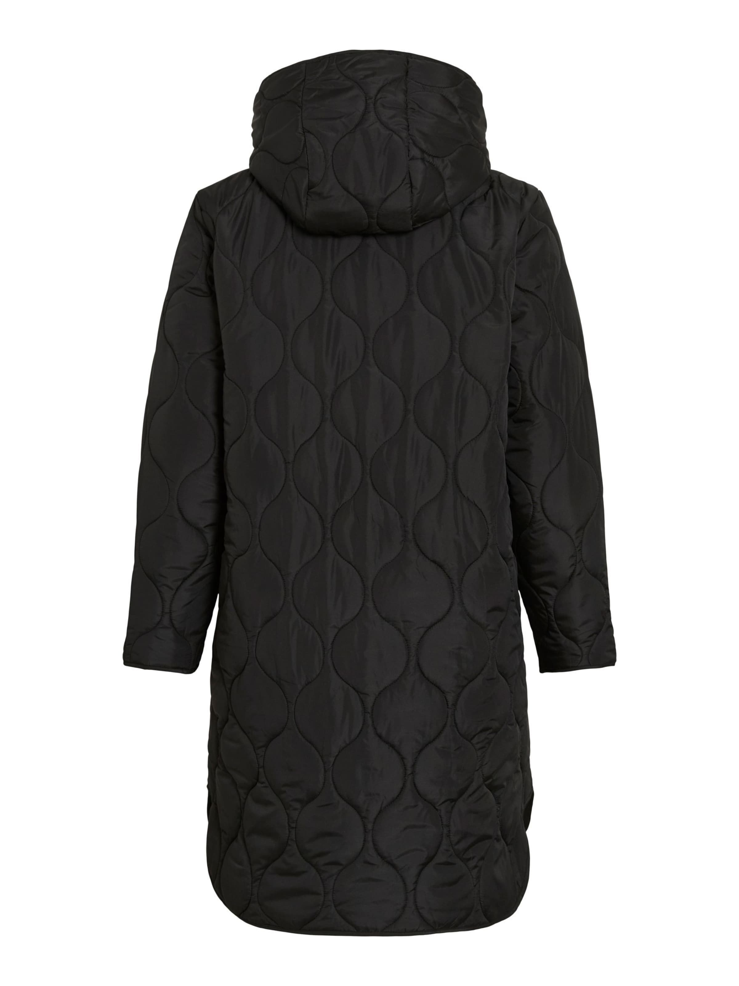 VILA Wintermantel 'VIQuila' in Zwart