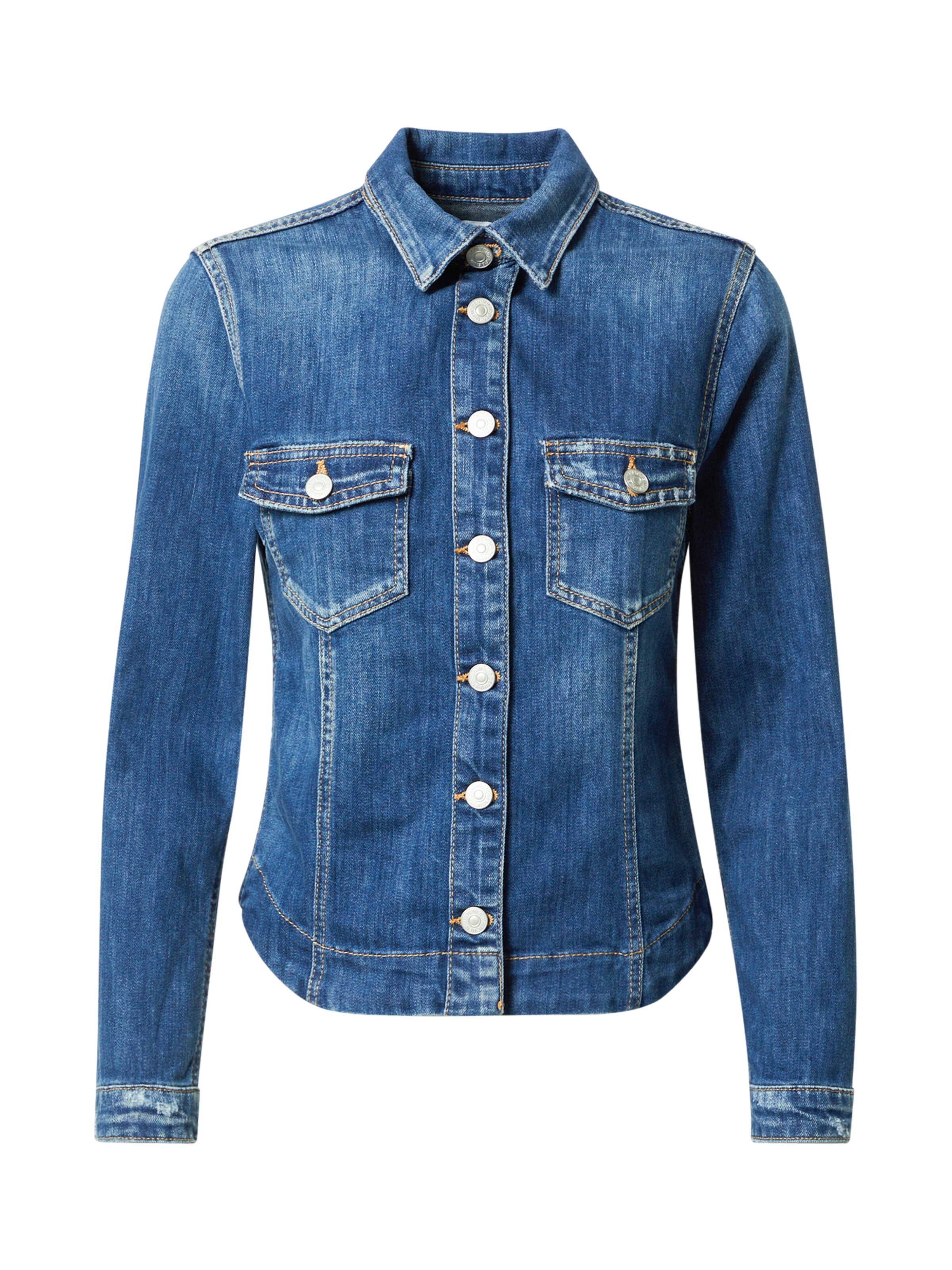 Le Temps Des Cerises Jacke in Blau: Vorderseite