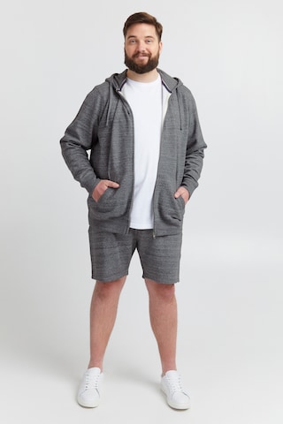 BLEND Zip-Up Hoodie 'Velno' in Grey