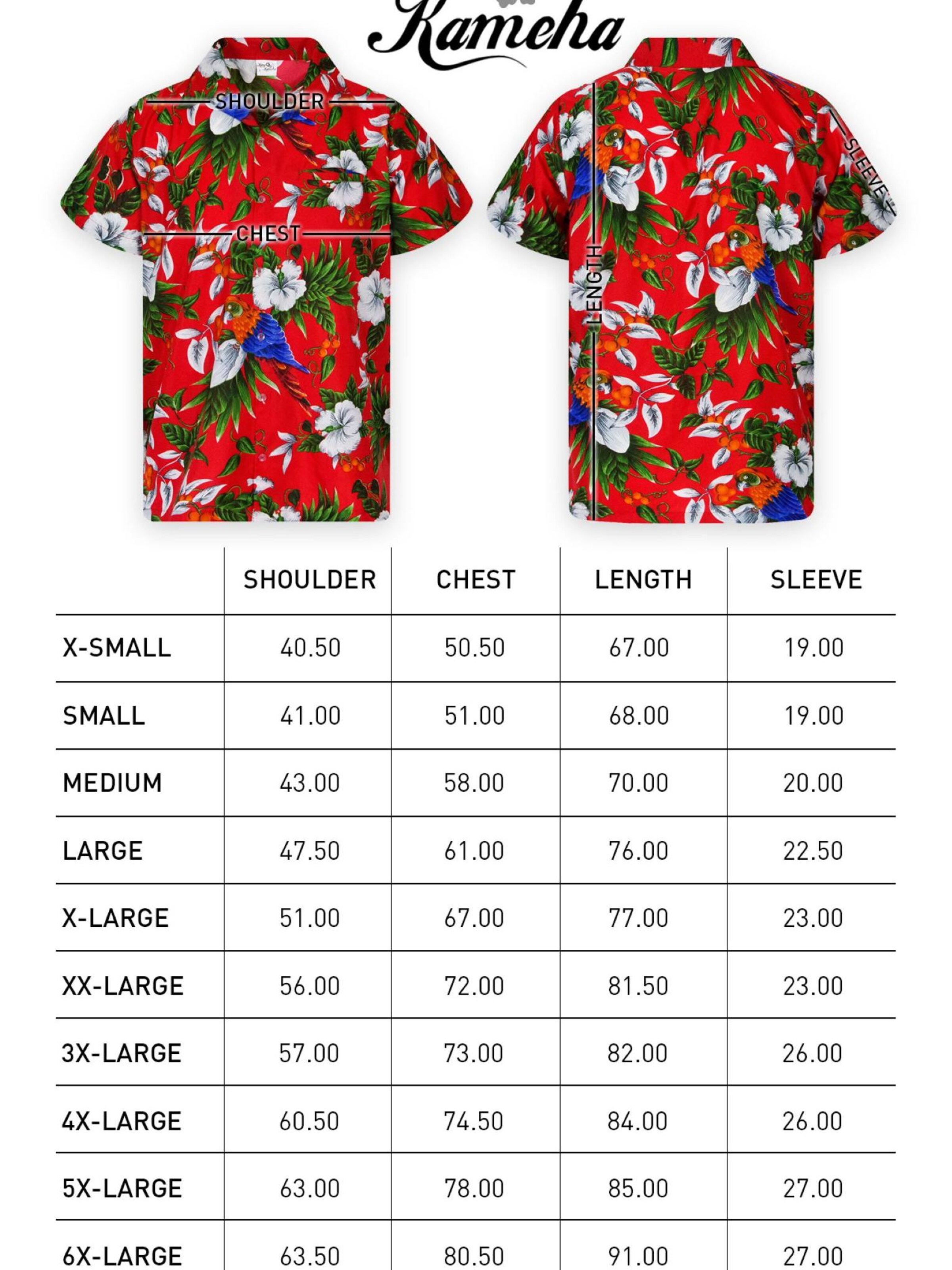 King Kameha Shirt 'Cherryparrot' in Red