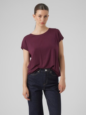 VERO MODA Shirt 'VMAva' in Rood: voorkant