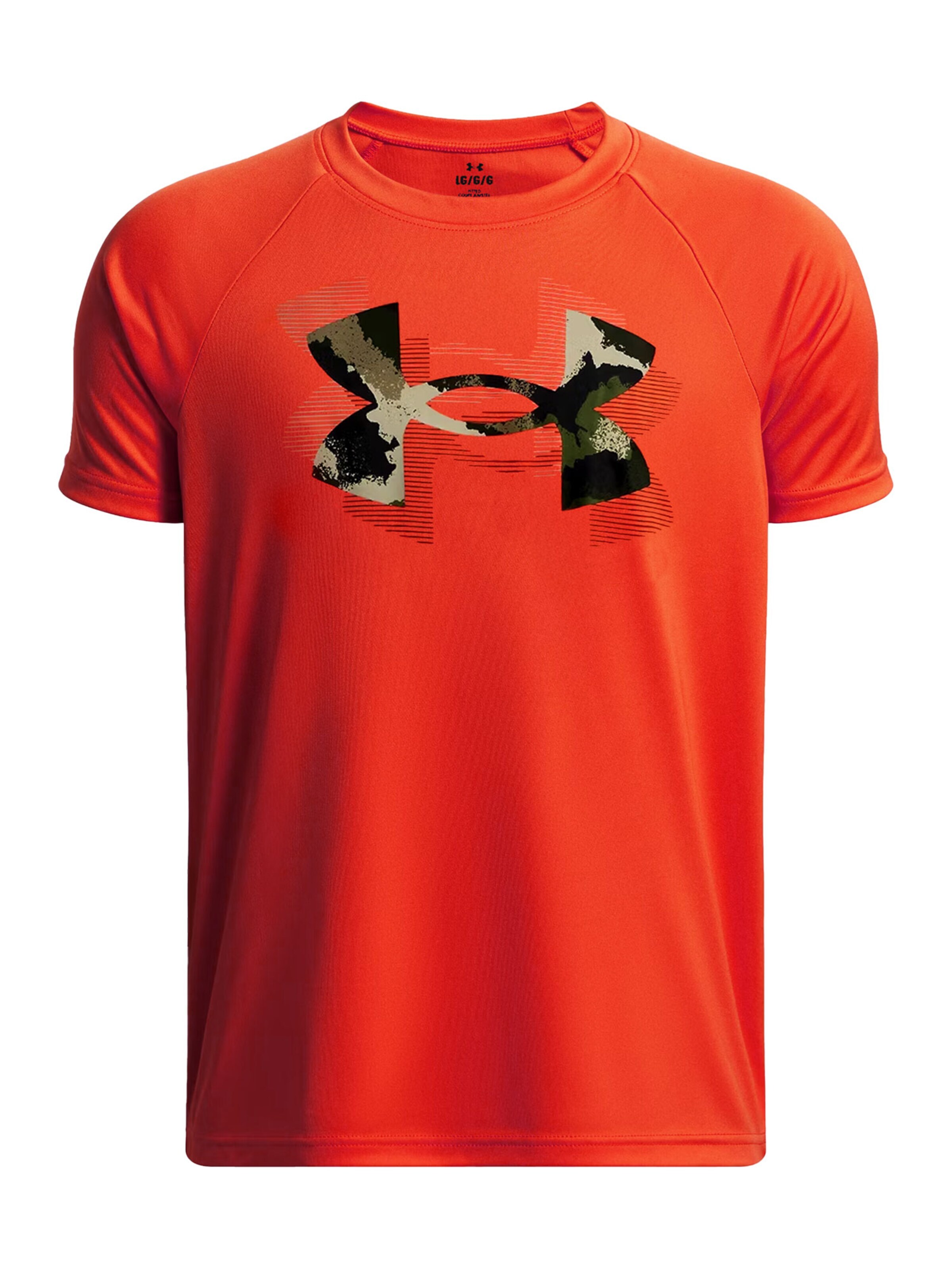 UNDER ARMOUR Funktionsshirt 'Tech™ Print Fill'‌‌‌‌‌‌‌‌‌ in Orange: Vorderseite
