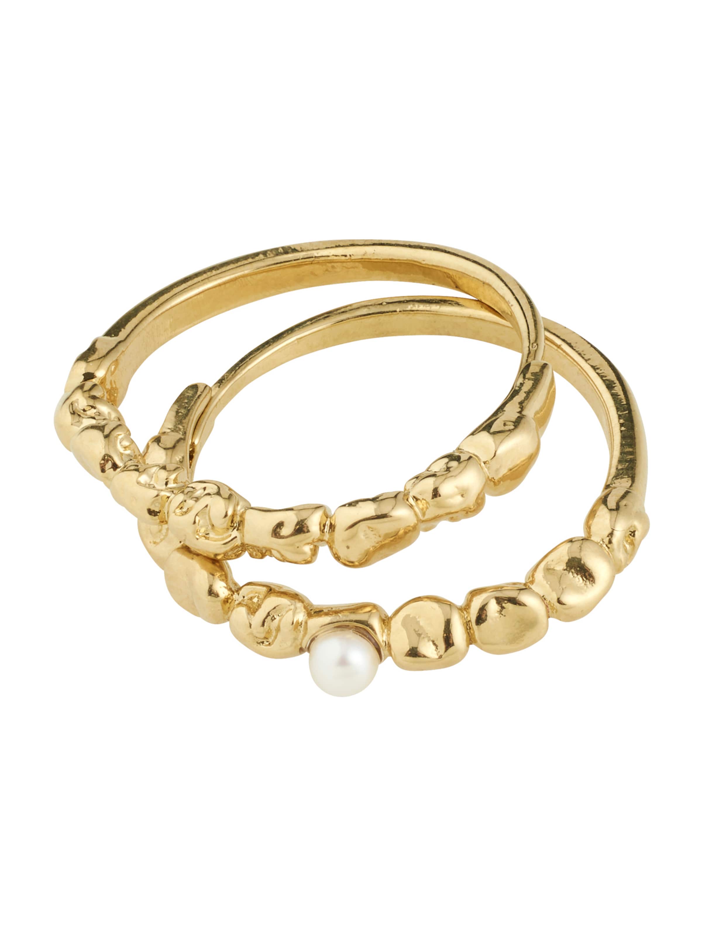 Pilgrim Ring 'Shift' i guld: forside