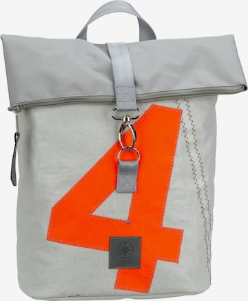 360 Grad Backpack 'Möwe' in Grey: front