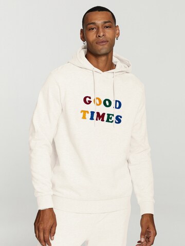 Shiwi Sweatshirt 'Good Times' in Weiß: predná strana
