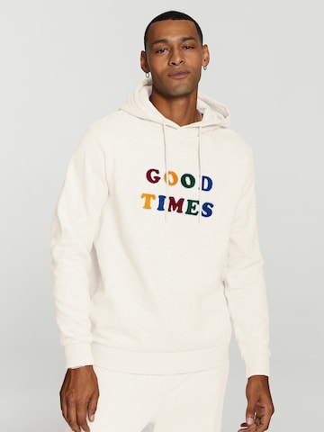 Shiwi Sweatshirt 'Good Times' in White: front