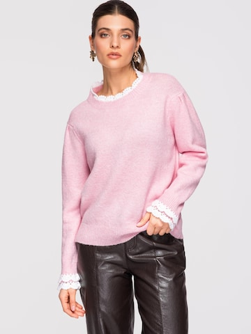 Ombre Svetr – pink