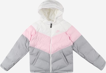 NIKE Sportjacke in Grau: predná strana