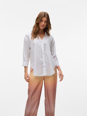 VERO MODA Bluse 'VMOLLA' in Weiß