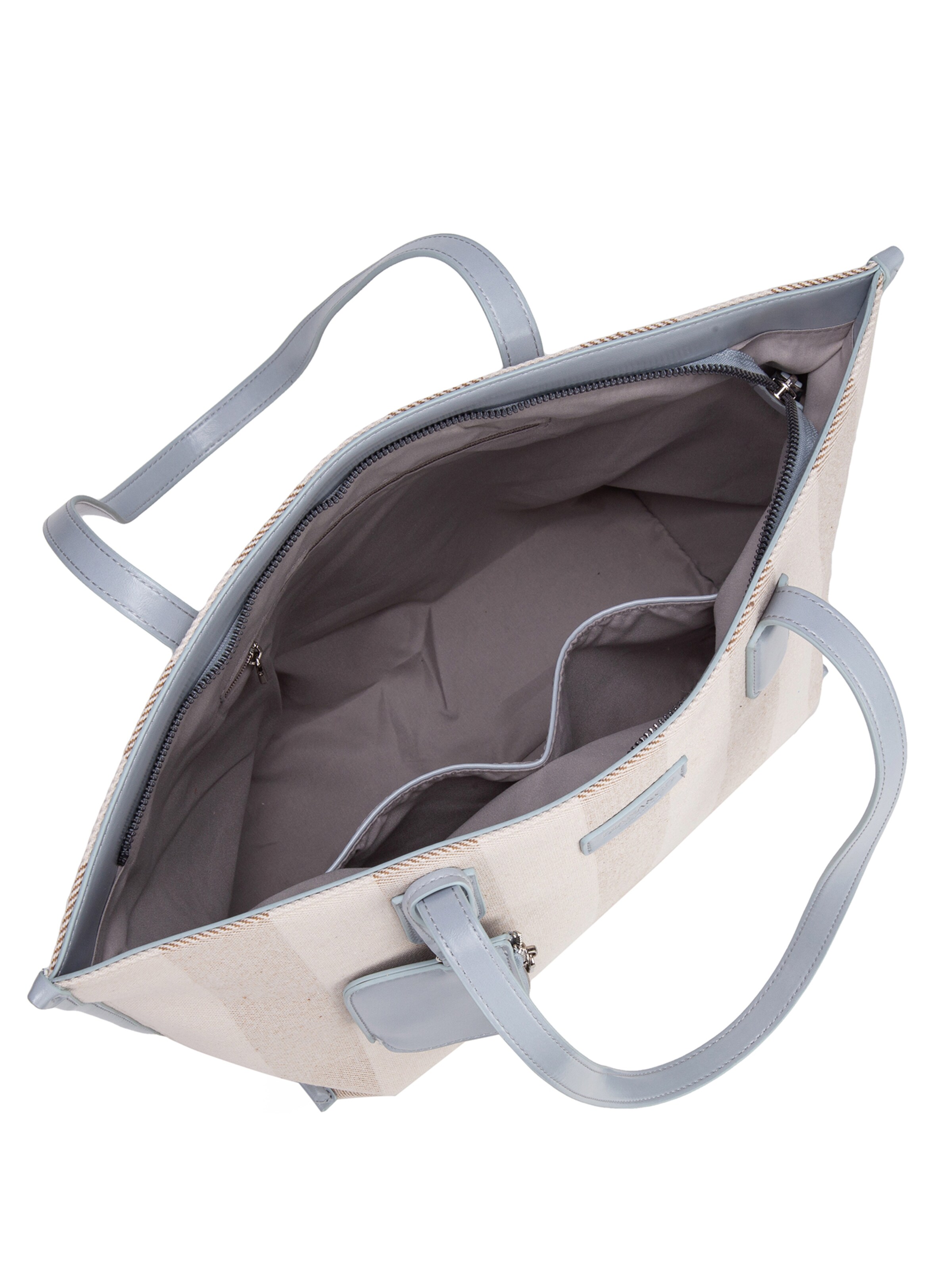 Shopper 'Borsa Shopper Donna Diana & Co Firenze - Righe e con Zip' di Diana&Co. in blu