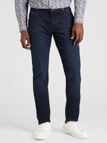 bugatti Slimfit Jeans in Blauw: voorkant