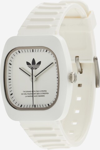 ADIDAS ORIGINALS Zegarek analogowy w kolorze biały: przód