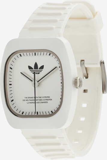 Analoginis (įprasto dizaino) laikrodis iš ADIDAS ORIGINALS, spalva – juoda / balta, Prekių apžvalga