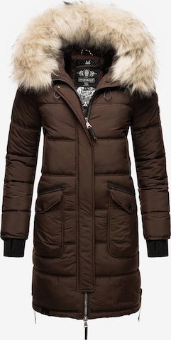 Manteau d’hiver 'Chaskaa' MARIKOO en marron : devant