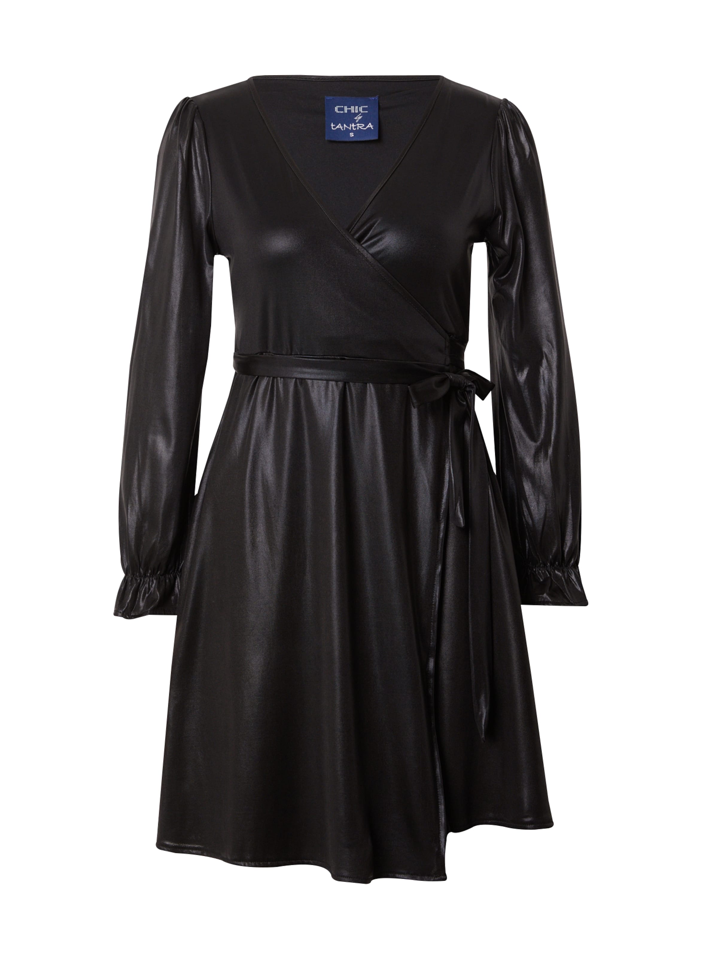 Robe Tantra en noir : devant