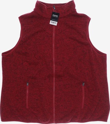 Ulla Popken Vest in 4XL in Red: front