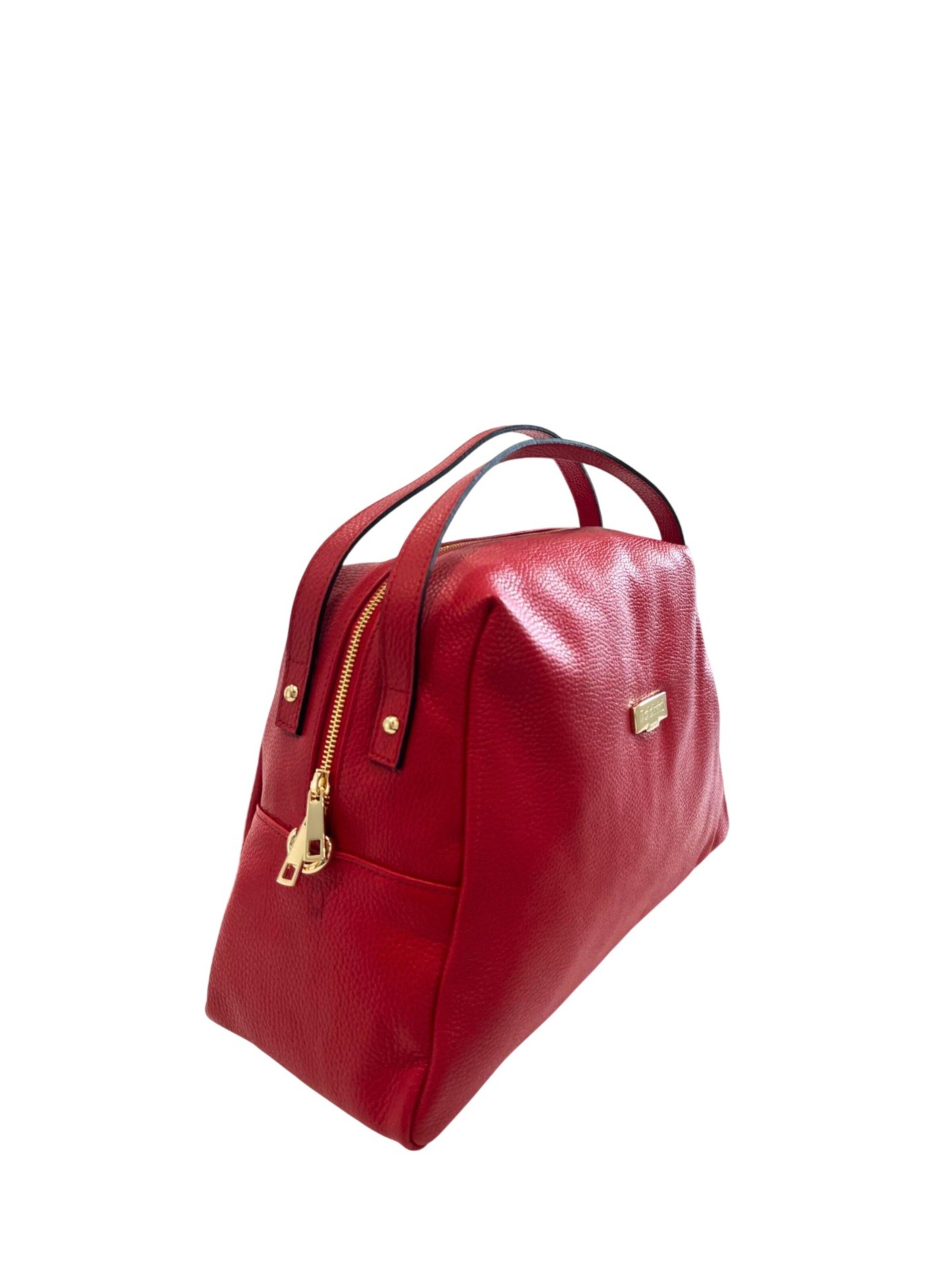 Borsa a mano 'Borsa a mano donna pelle 100% Baldinini Trend Lucca con tracolla' di Baldinini Trend in rosso