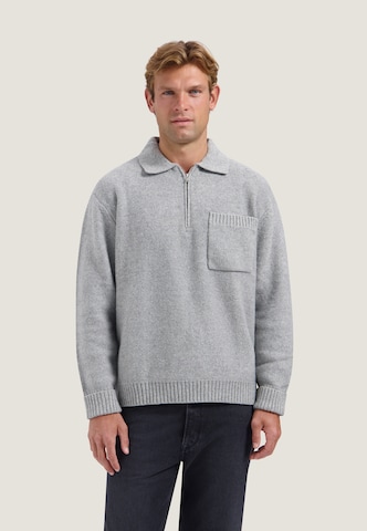 Dstrezzed Shirt 'Zac' in Grijs: voorkant