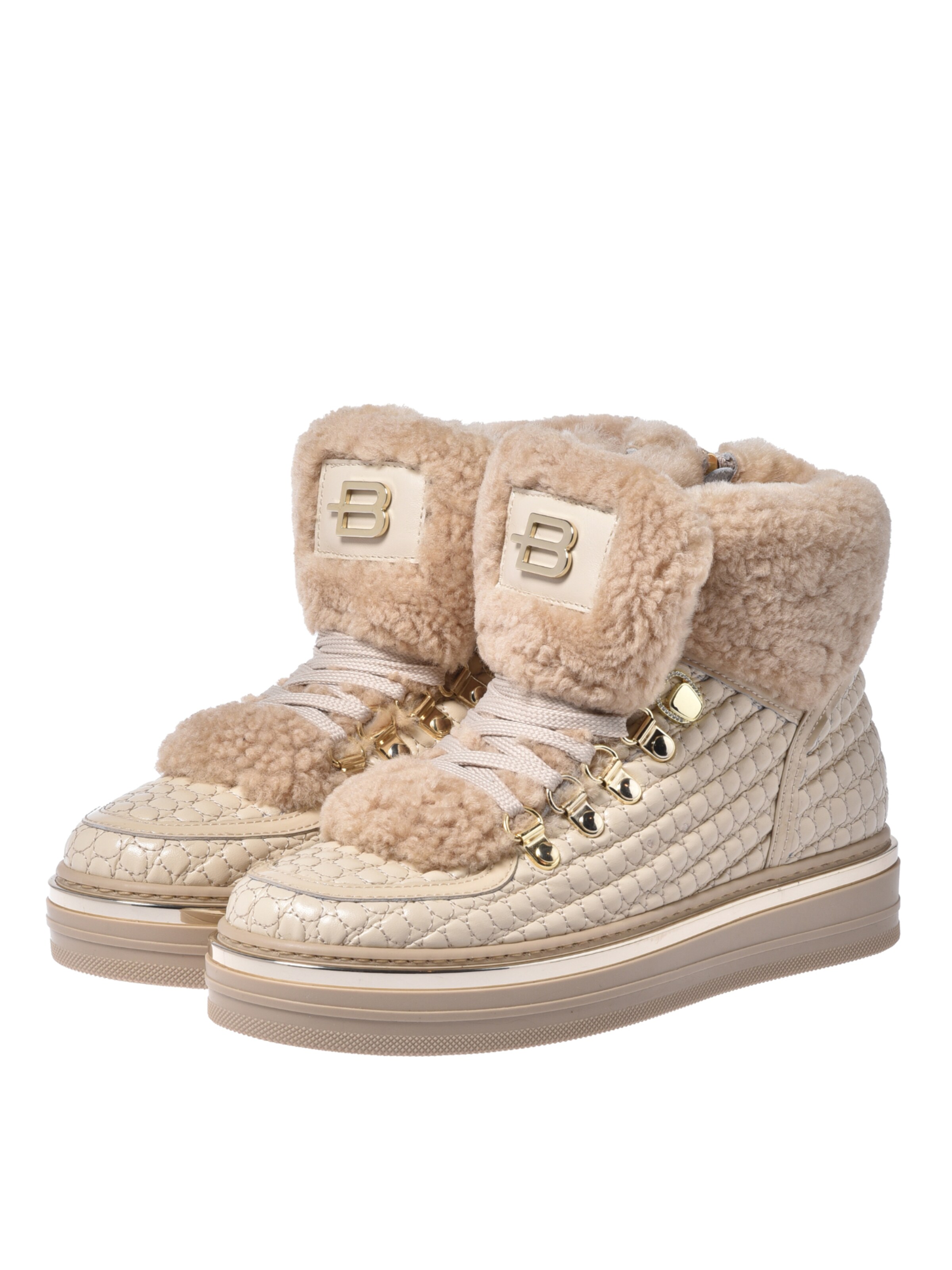 BALDININI Sneakers hoog in Beige