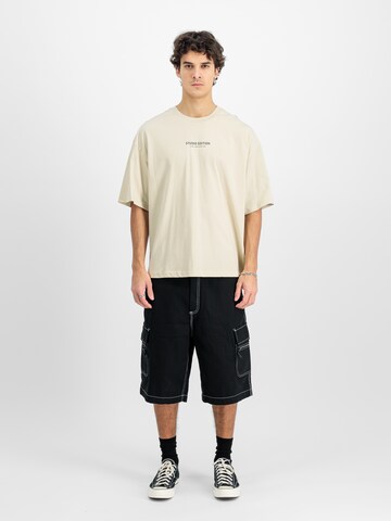 T-Shirt 'Studio Edition BP' ALPHA INDUSTRIES en beige