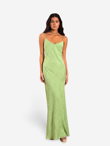 THE-ARE - Vestido em verde: frente