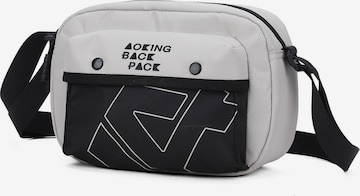 Aoking Schoudertas in Grijs: voorkant