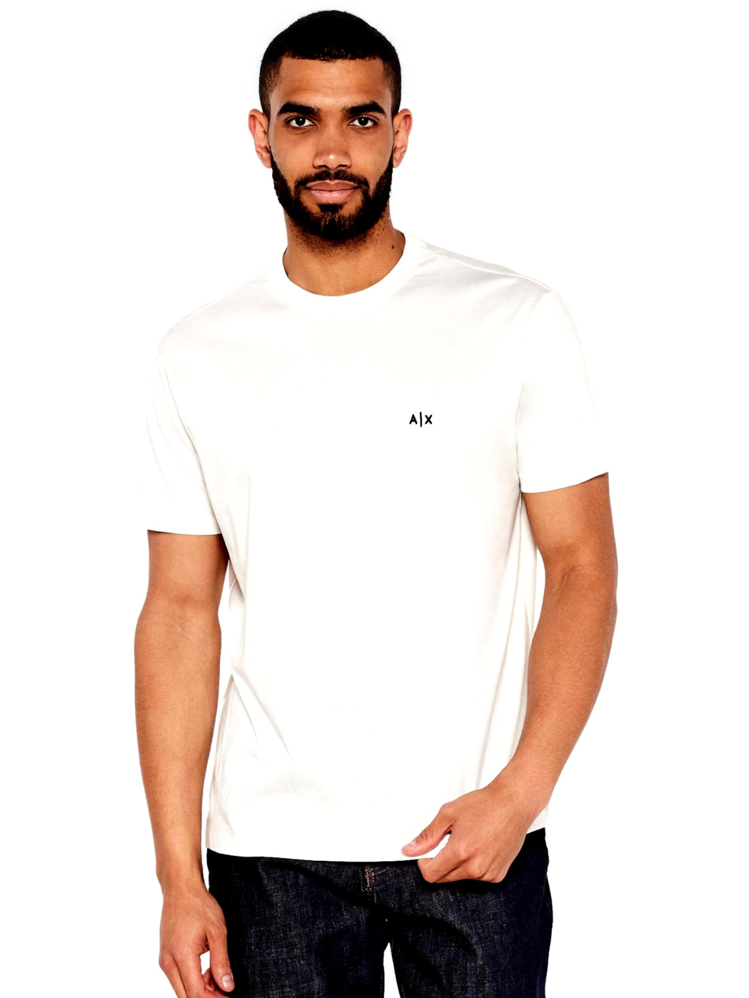 Maglietta di ARMANI EXCHANGE in bianco: frontale