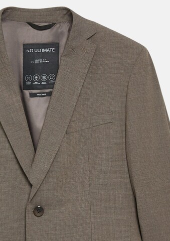 s.Oliver Slim fit Suit Jacket 'Ultimate' in Brown