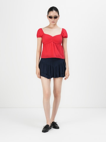 HOLLISTER Bluza | rdeča barva