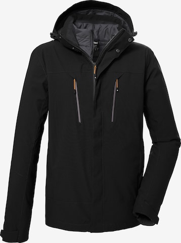 KILLTEC Outdoor jacket in Black: front