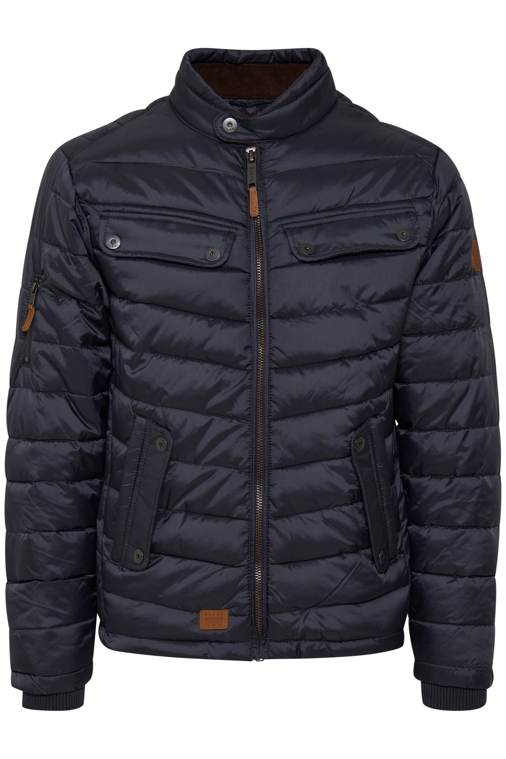 BLEND Übergangsjacke  'Camaro' in Blau: Vorderseite