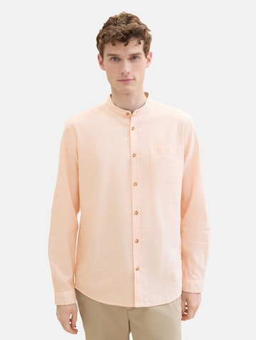 Regular fit Camicia di TOM TAILOR in arancione: frontale