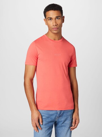 GUESS Shirt 'AIDY' in Oranje: voorkant