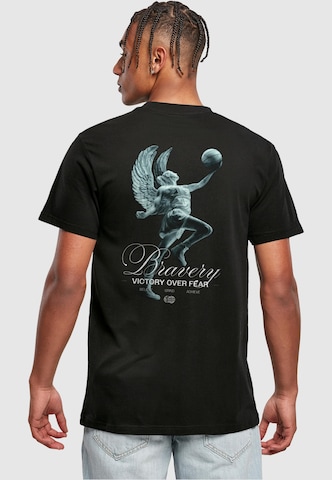 Mister Tee Shirt 'Victory Over Fear' in Black: front