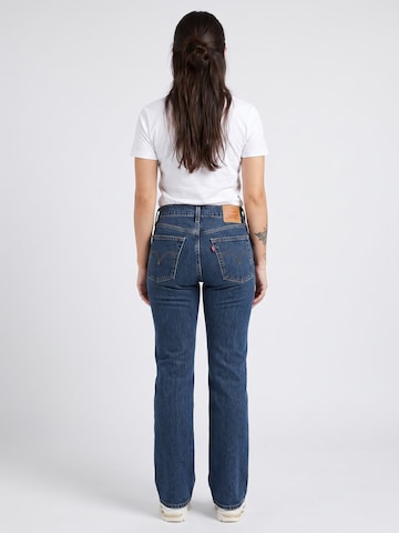 LEVI'S ® Luźne Jeansy 'WEDGIE BOOT BOLD AND BEAUTIFUL DARK WASH' w kolorze niebieski