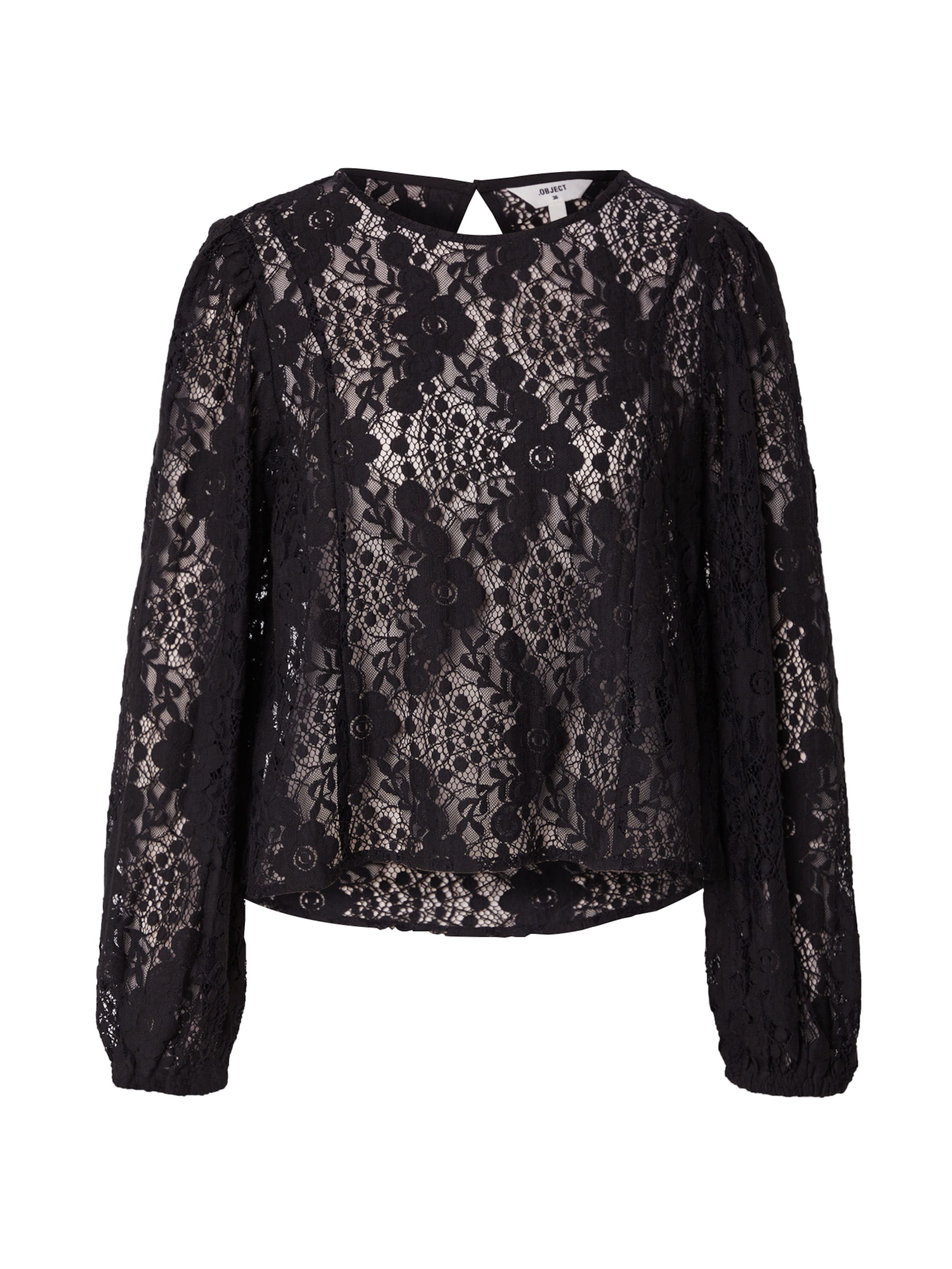 OBJECT Блузка 'OBJBeverly' в Черный: спереди