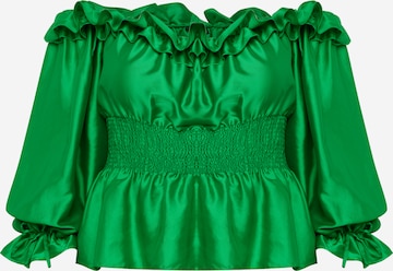 River Island Plus Blouse in Green: front