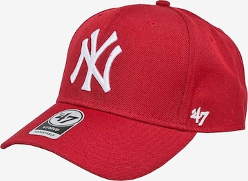 Casquette 47 en rouge : devant