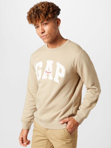 GAP Sweatshirt in Beige: predná strana