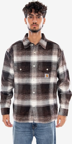 Comfort fit Camicia 'ESTERSON TOBACCO' di Carhartt WIP in marrone: frontale