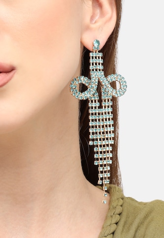 Boucles d'oreilles 'Darby' SOHI en bleu : devant