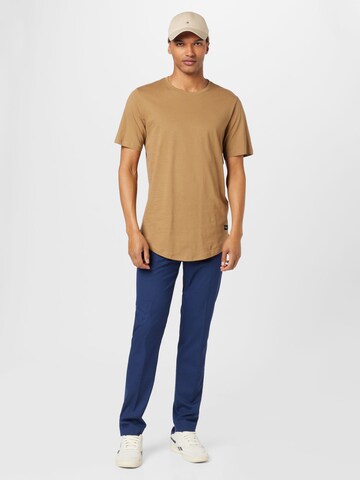 JACK & JONES - Regular Fit Camisa 'NOA' em castanho