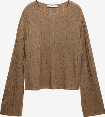 MANGO Sweater 'TIERRA' in Brown: front